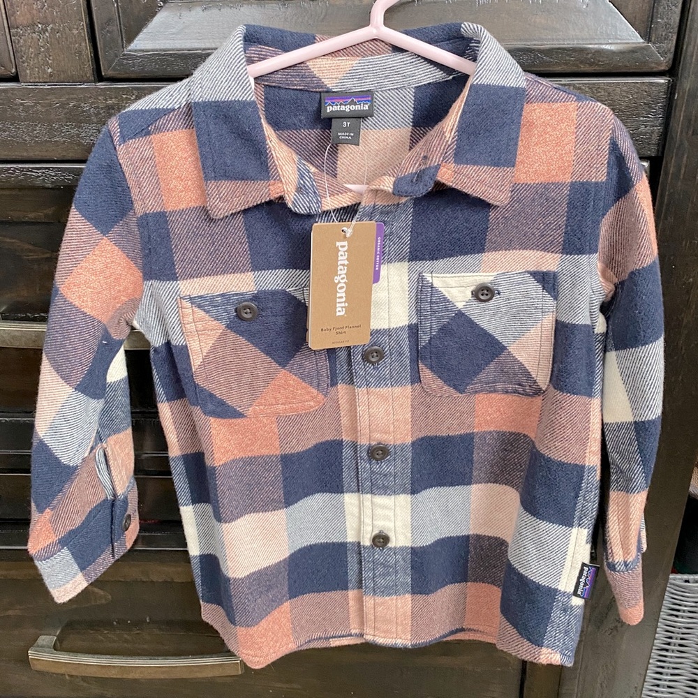 NWT Toddler Patagonia Flannel 3T